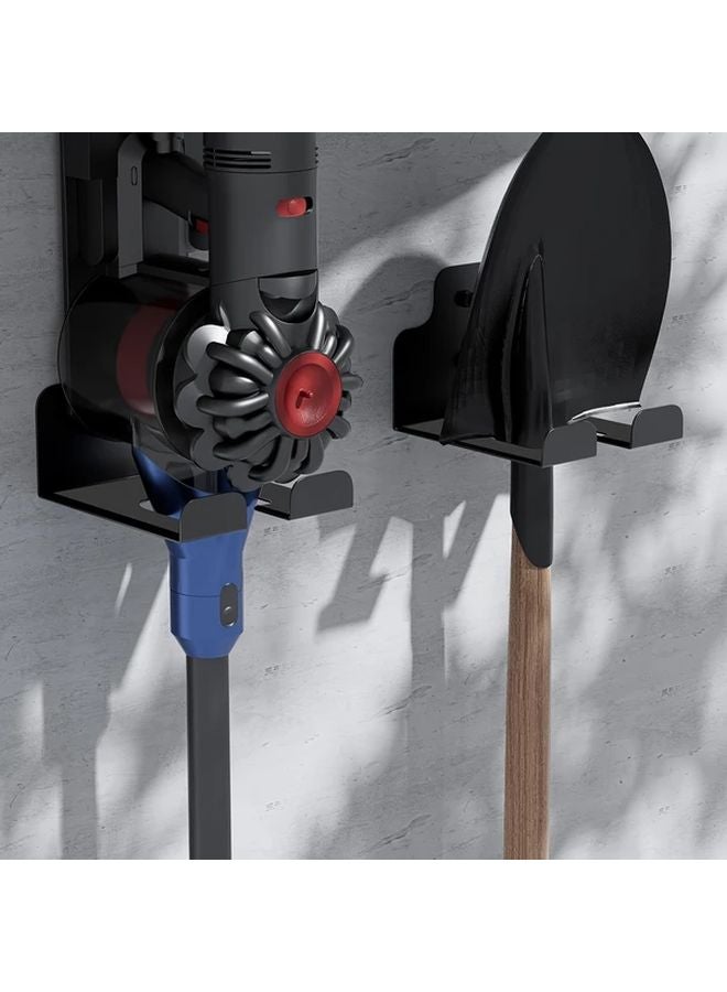 Wall Mounted Garage Organizer Black Garden Tool Hanger For Trimmer Lawn Mower - Image 2